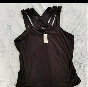 NWT Lane Bryant criss-cross tank!